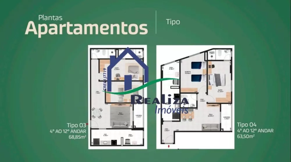 Apartamento, 3 quartos, 62 m² - Foto 13