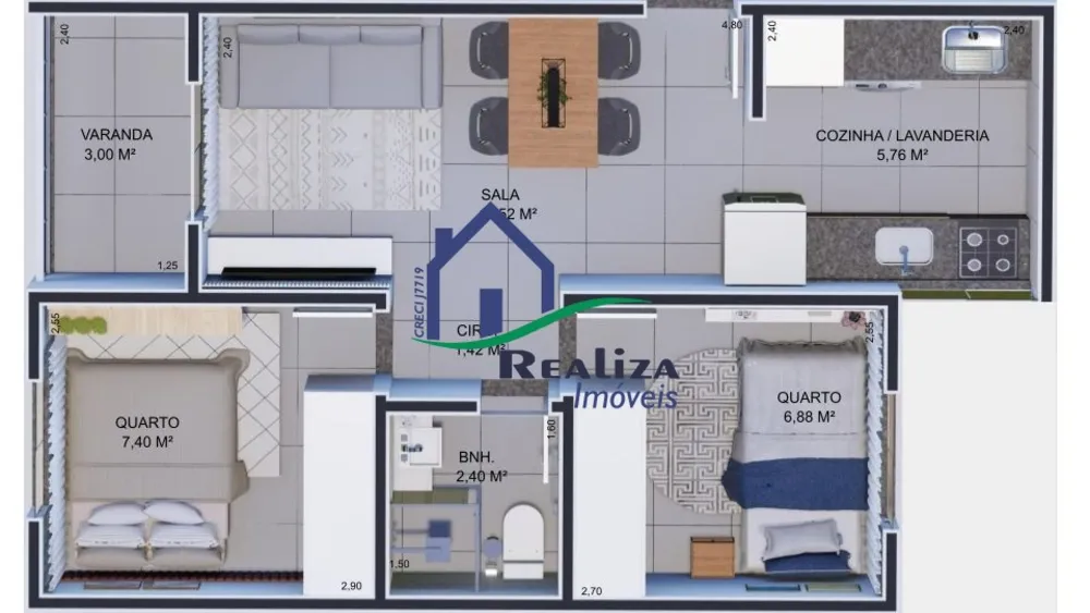 Apartamento, 2 quartos, 38 m² - Foto 16