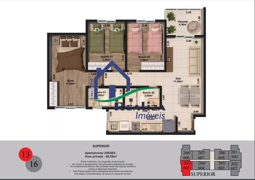 Apartamento, 2 quartos, 52 m² - Foto 15