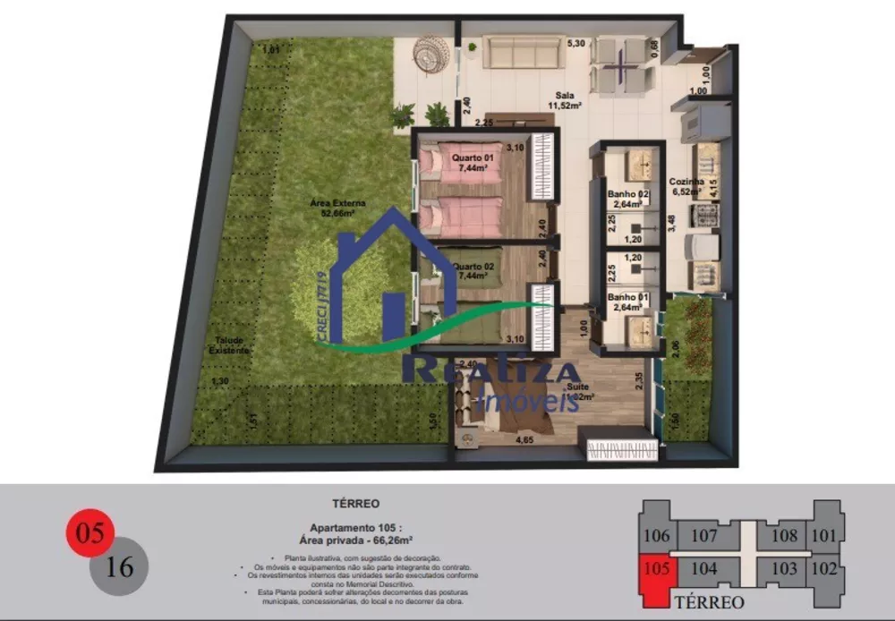 Apartamento, 2 quartos, 52 m² - Foto 7