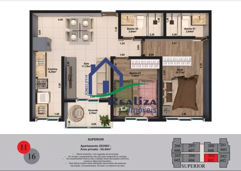Apartamento, 2 quartos, 52 m² - Foto 13