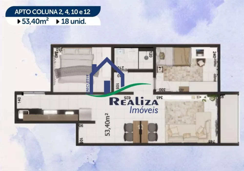 Apartamento, 2 quartos, 53 m² - Foto 11