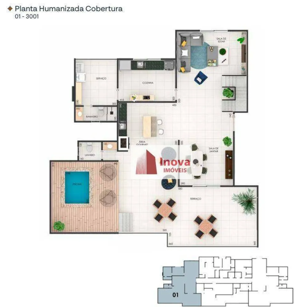 Cobertura, 4 quartos, 269 m² - Foto 9