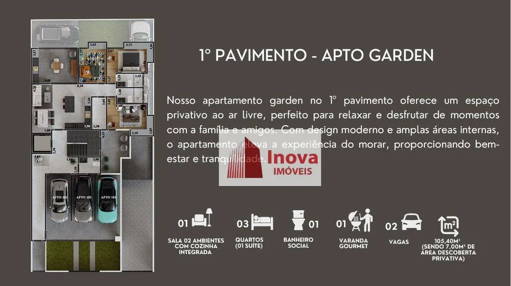 Apartamento, 3 quartos, 106 m² - Foto 6