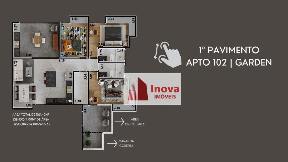 Apartamento, 3 quartos, 106 m² - Foto 7
