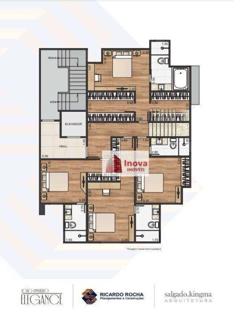 Cobertura à venda com 4 quartos, 208m² - Foto 1