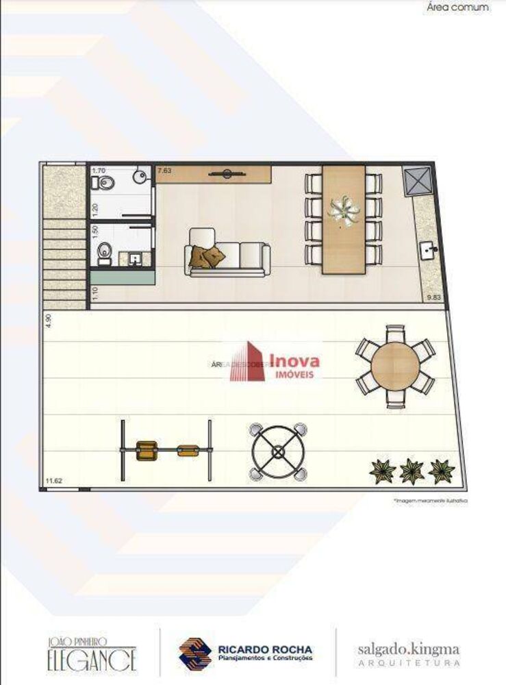Cobertura à venda com 4 quartos, 208m² - Foto 2