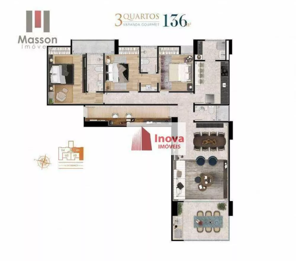 Apartamento, 2 quartos, 86 m² - Foto 7