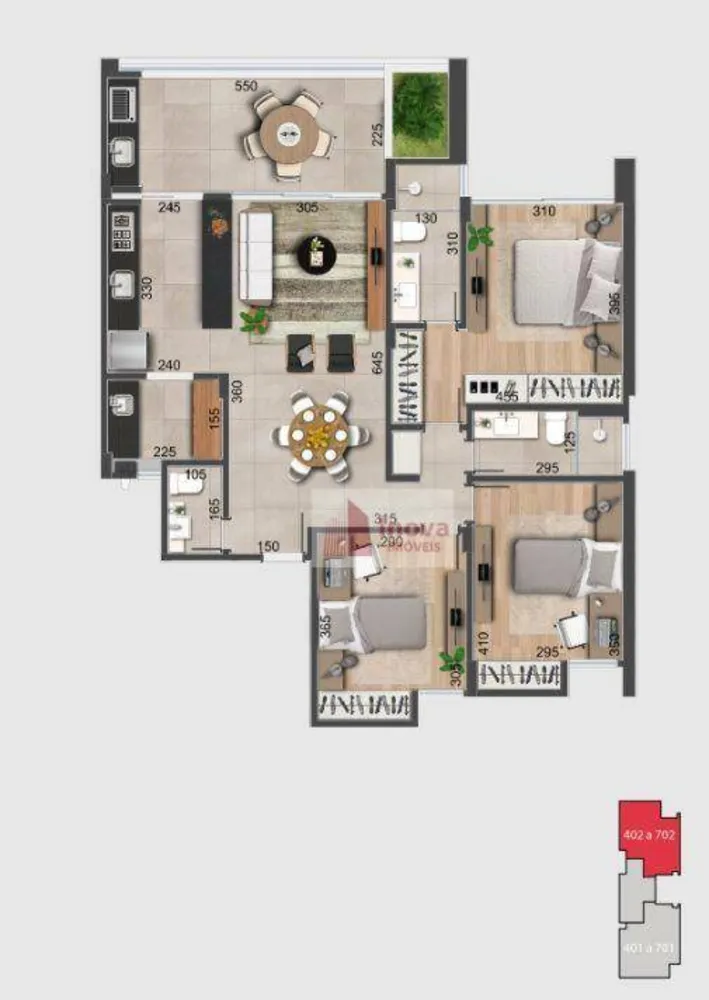 Apartamento, 3 quartos, 110 m² - Foto 11