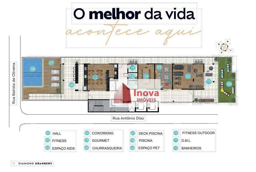 Apartamento à venda com 3 quartos, 85m² - Foto 2