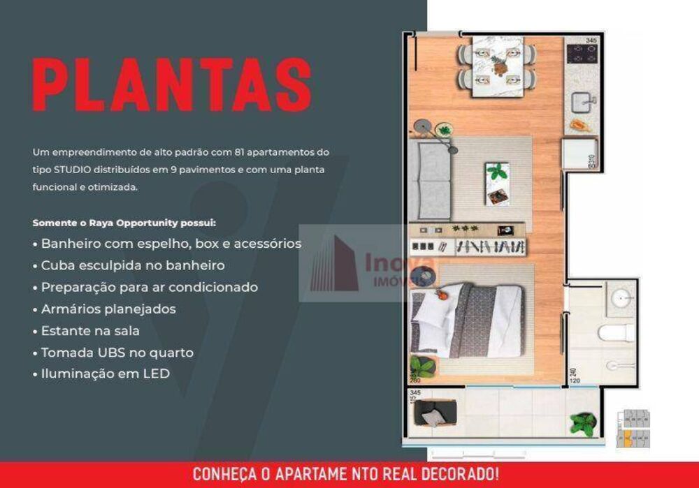 Apartamento à venda com 1 quarto, 30m² - Foto 18