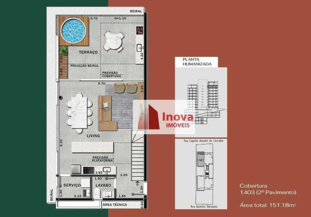 Cobertura, 3 quartos, 159 m² - Foto 15