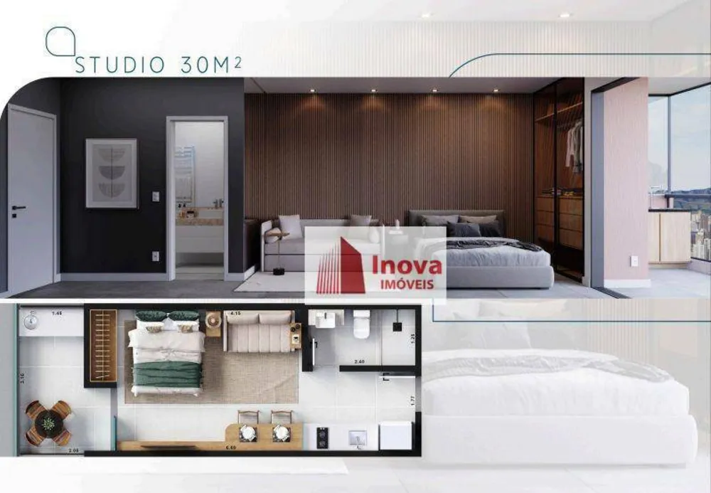 Kitnet-Studio, 24 m² - Foto 13