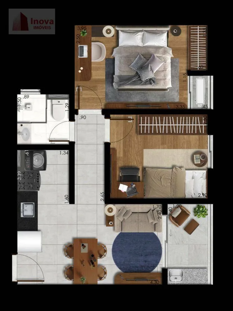 Apartamento, 1 quarto, 25 m² - Foto 11