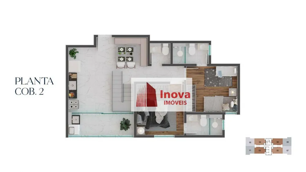 Apartamento, 2 quartos, 55 m² - Foto 5