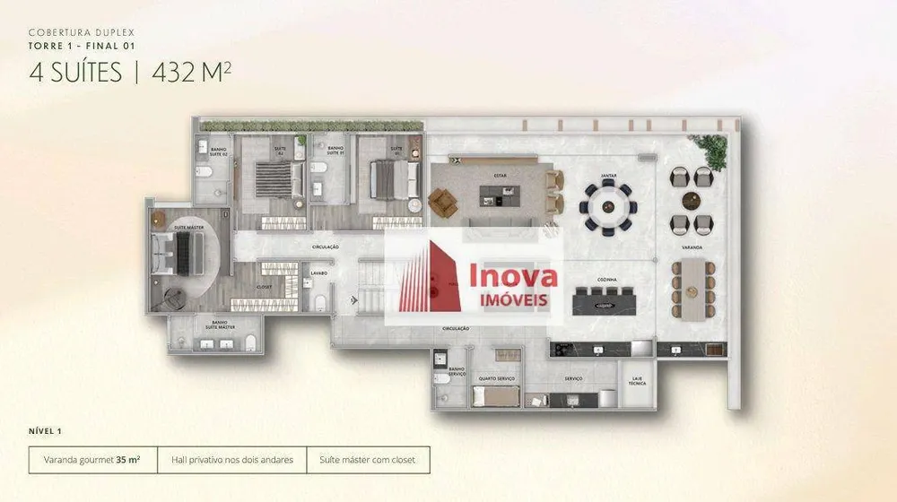 Apartamento, 3 quartos, 220 m² - Foto 12