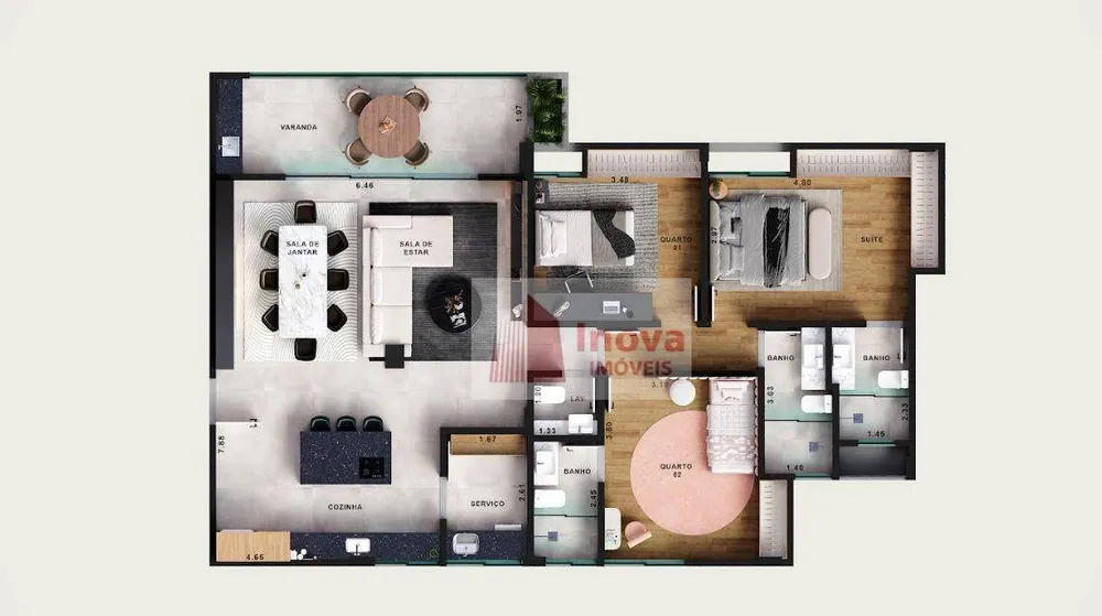 Apartamento, 3 quartos, 120 m² - Foto 14