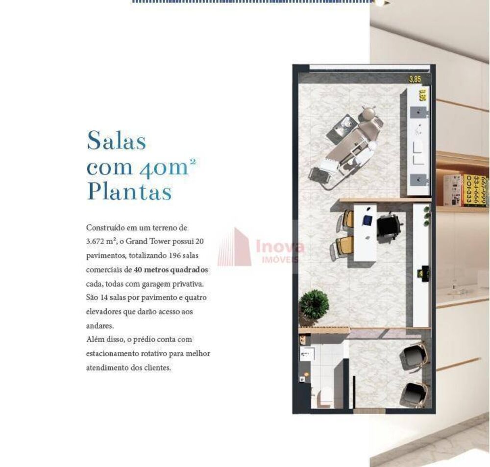 Sala-Conjunto, 40 m² - Foto 12