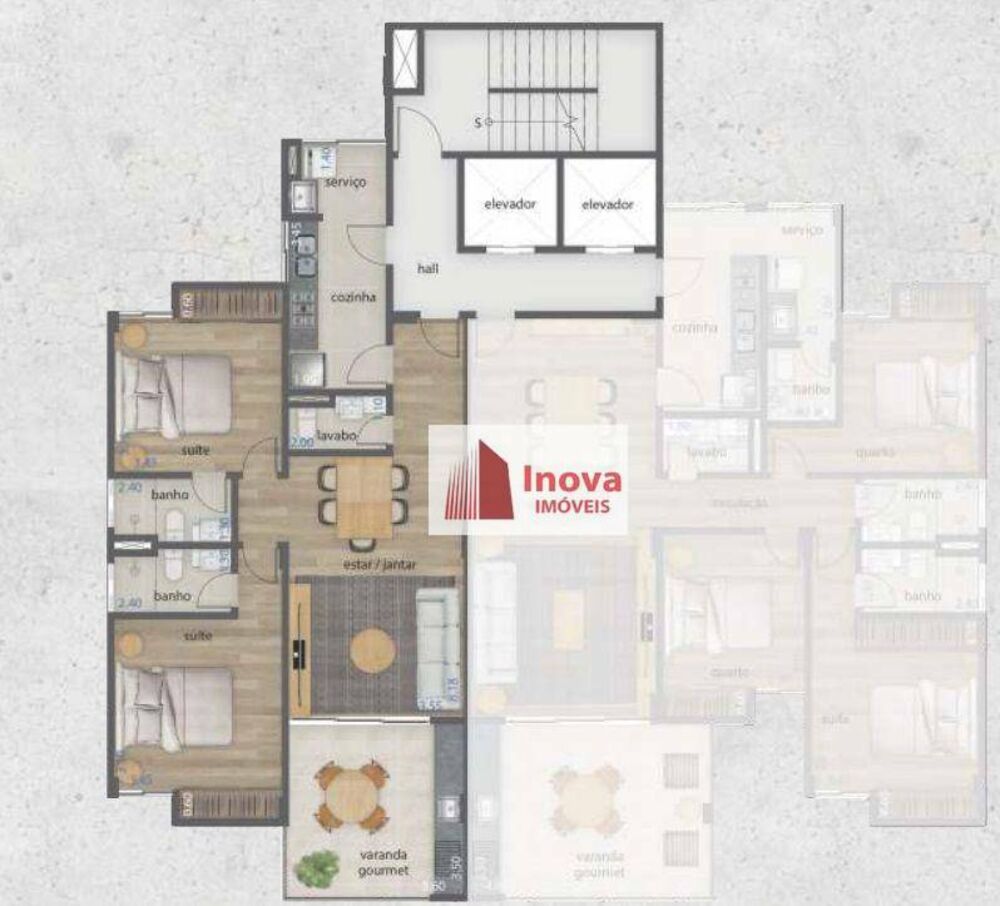 Apartamento, 2 quartos, 90 m² - Foto 4