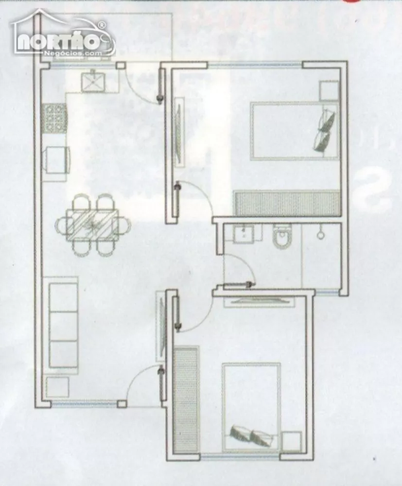 Casa à venda com 3 quartos, 60m² - Foto 2