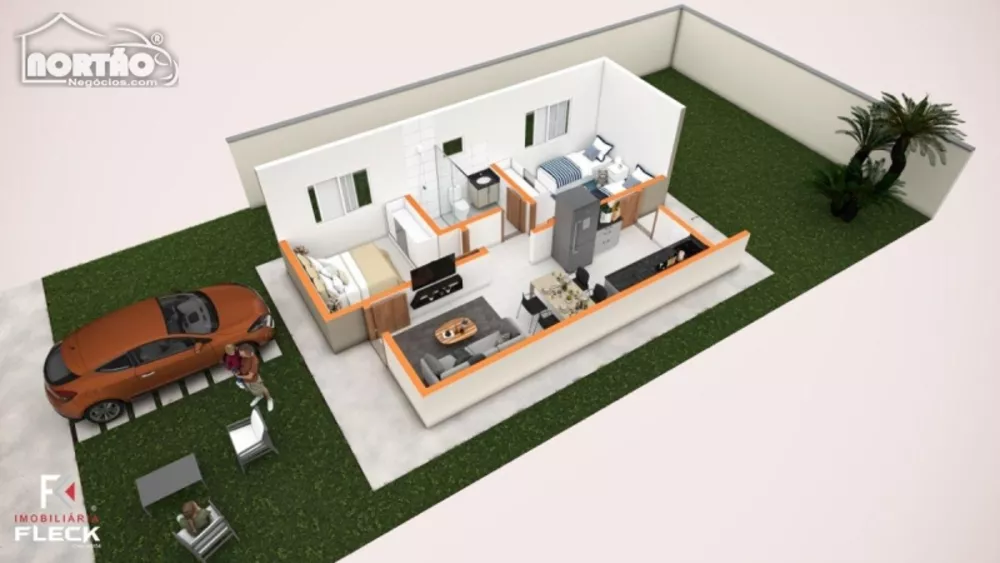 Casa à venda com 3 quartos, 50m² - Foto 3