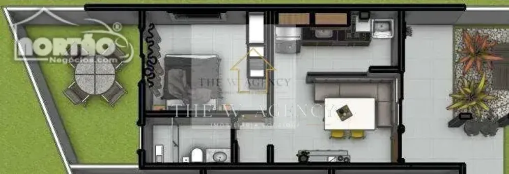 Casa, 1 quarto, 40 m² - Foto 6