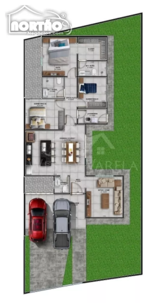 Casa à venda com 3 quartos, 142m² - Foto 2