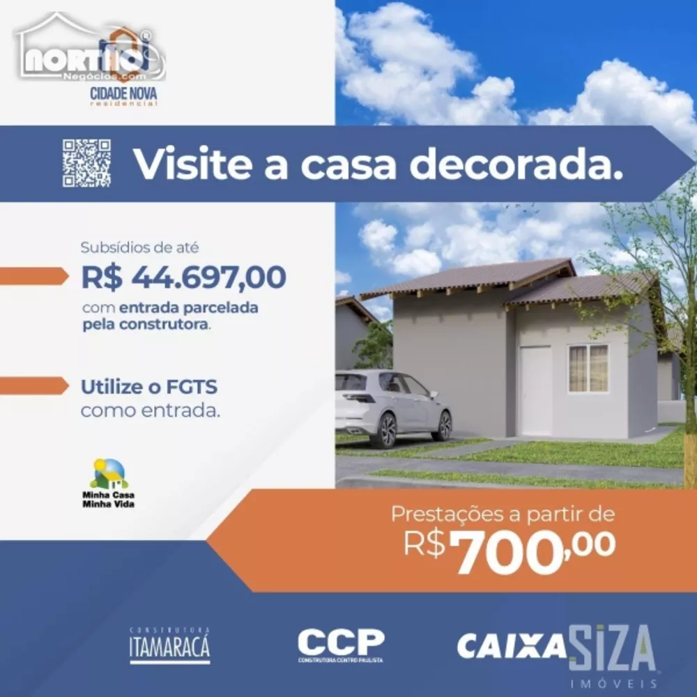 Casa à venda com 3 quartos, 50m² - Foto 1