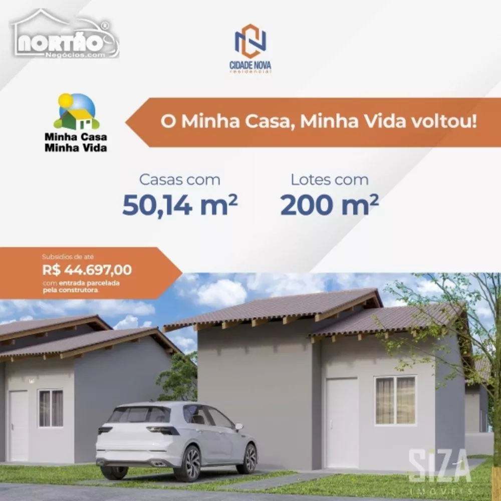 Casa à venda com 3 quartos, 50m² - Foto 2