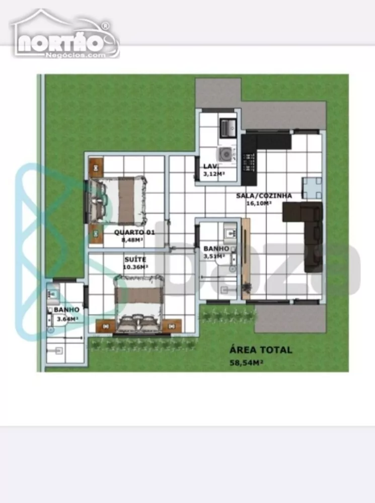 Casa à venda com 3 quartos, 58m² - Foto 2