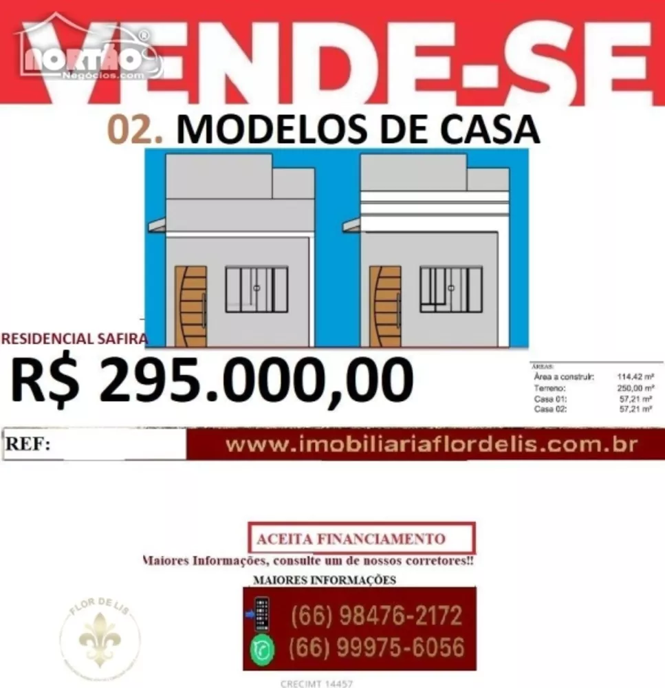 Casa à venda com 2 quartos - Foto 1