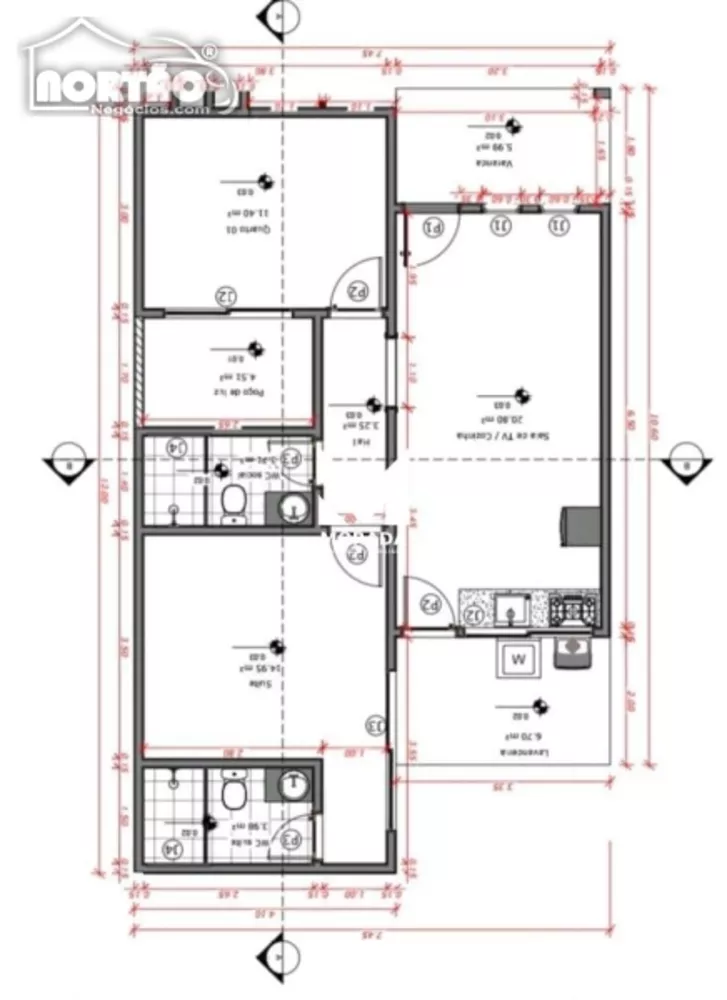 Casa à venda com 2 quartos, 73m² - Foto 3