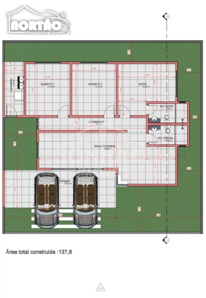 Casa à venda com 3 quartos, 138m² - Foto 3