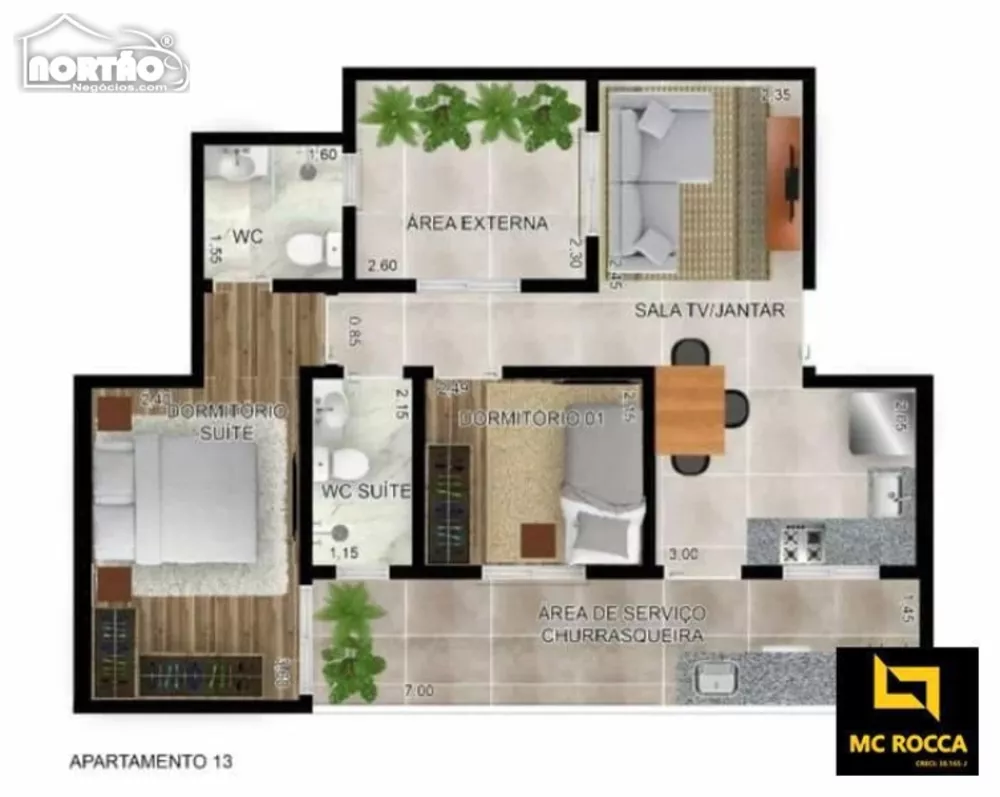 Casa à venda com 2 quartos, 61m² - Foto 4