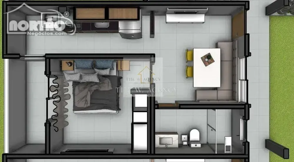 Casa, 1 quarto, 40 m² - Foto 7