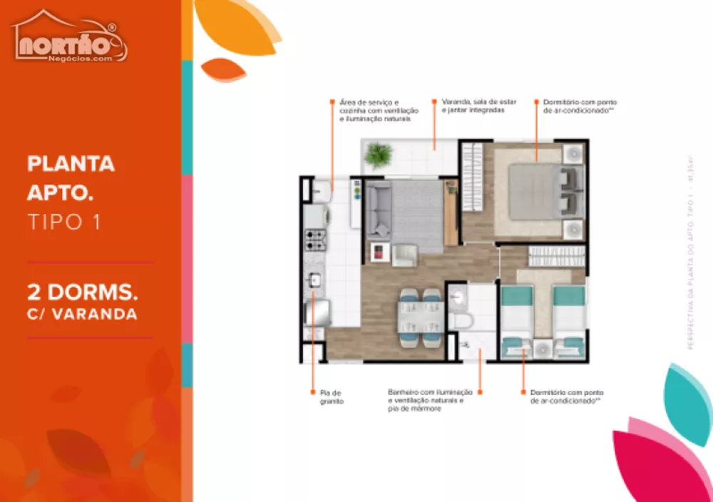 Casa à venda com 3 quartos, 41m² - Foto 1