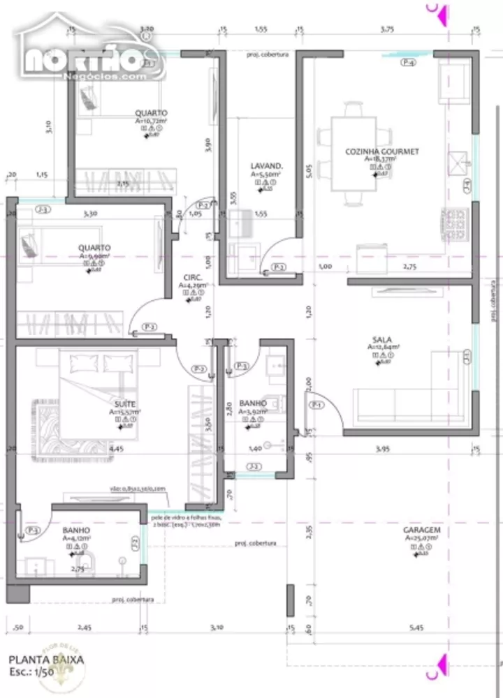 Casa à venda com 3 quartos, 124m² - Foto 4