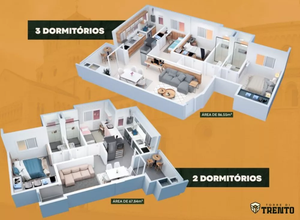 Apartamento, 3 quartos, 68 m² - Foto 3