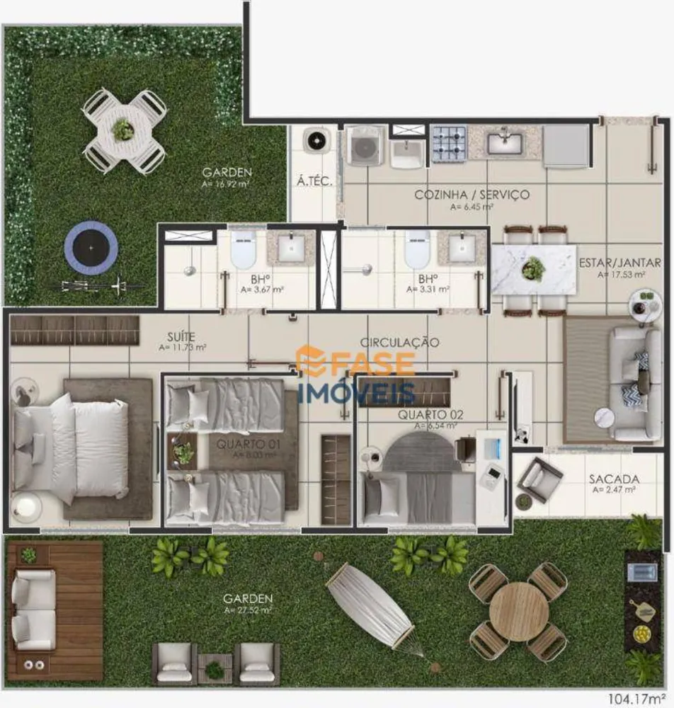 Apartamento, 2 quartos, 50 m² - Foto 6