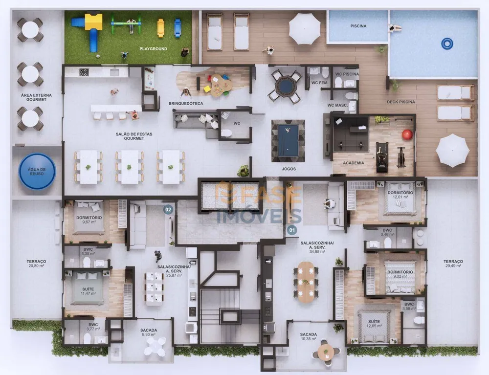 Apartamento, 3 quartos, 101 m² - Foto 7
