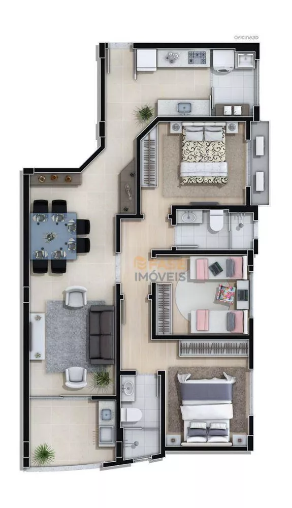 Apartamento, 3 quartos, 91 m² - Foto 14