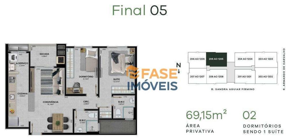 Apartamento à venda com 3 quartos, 85m² - Foto 8