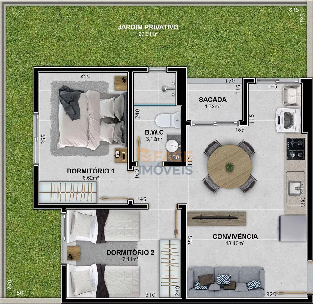 Apartamento, 2 quartos, 44 m² - Foto 4