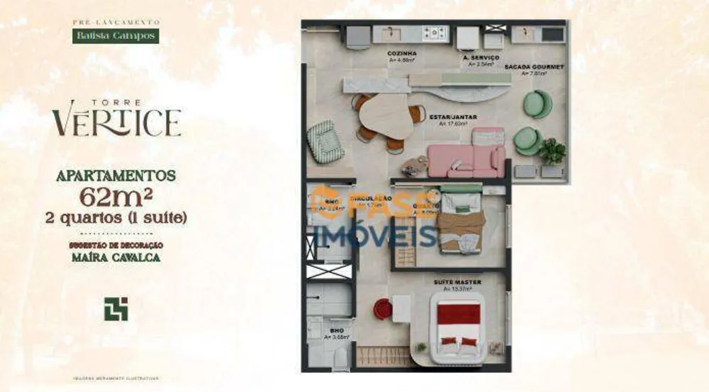 Apartamento, 2 quartos, 62 m² - Foto 6