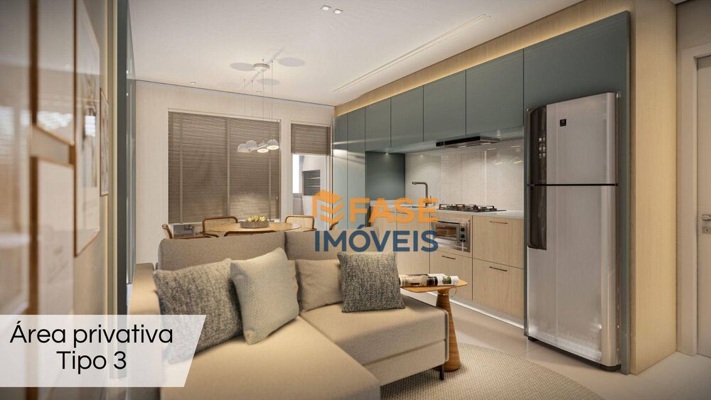 Apartamento à venda com 2 quartos, 58m² - Foto 2