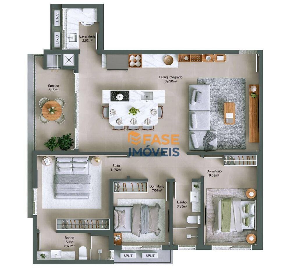 Apartamento, 3 quartos, 100 m² - Foto 11