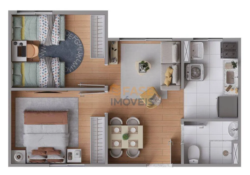 Apartamento, 2 quartos, 37 m² - Foto 10