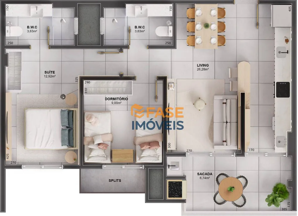 Apartamento, 2 quartos, 72 m² - Foto 19