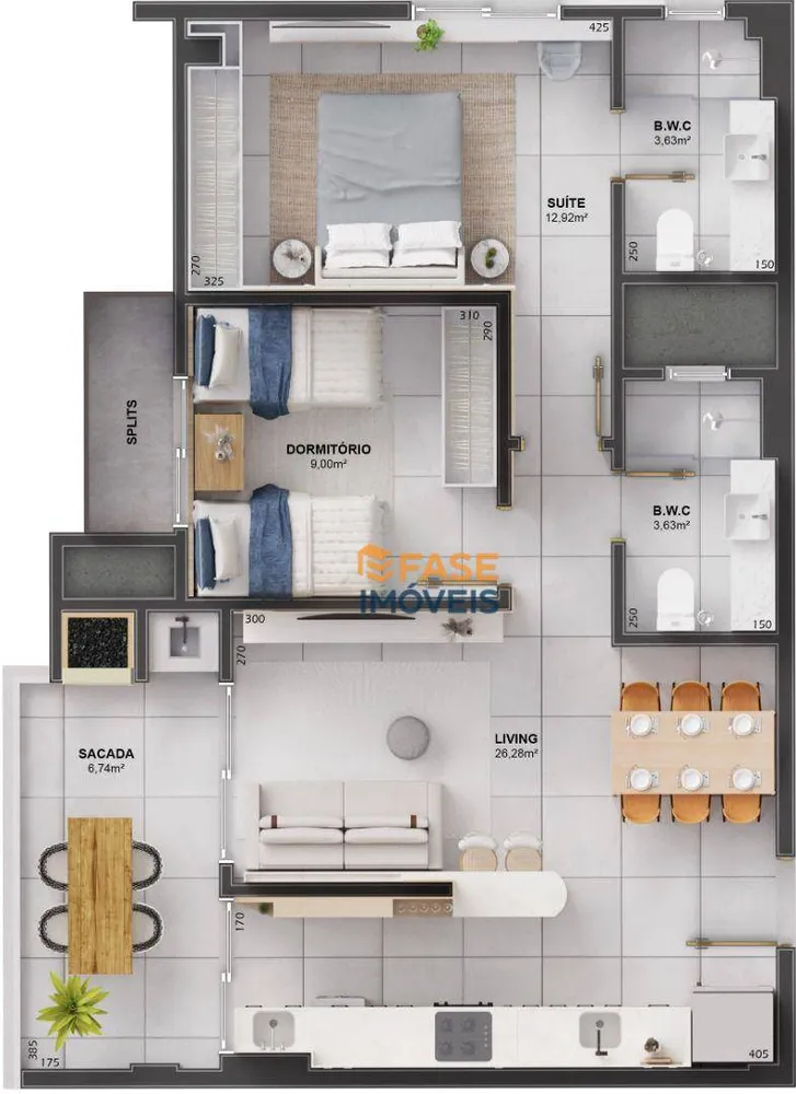 Apartamento, 2 quartos, 72 m² - Foto 8