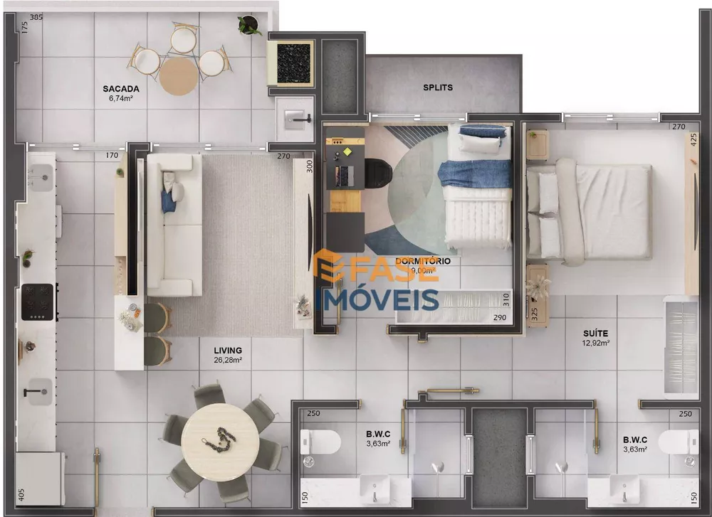 Apartamento, 2 quartos, 72 m² - Foto 7